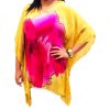 batik silk blouse