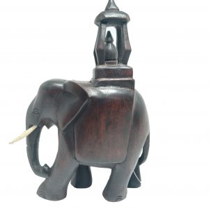 Mahagonay Wooden Casket Elephant 10"