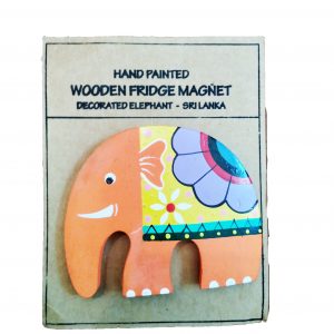 Wooden Fridge Elephant Magnet(L)