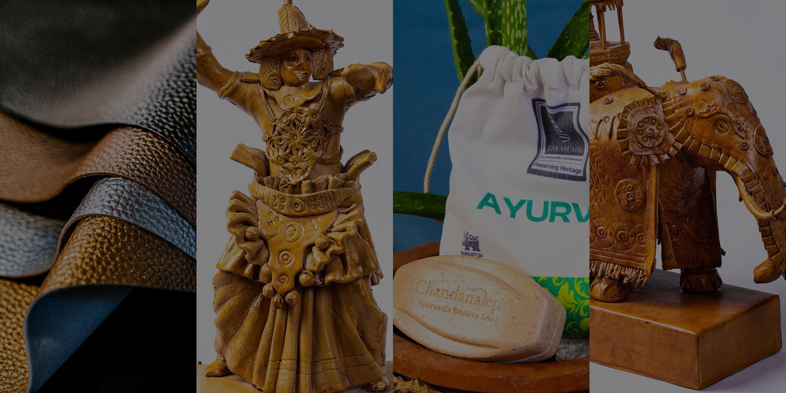 Leather, ceramic and spa products