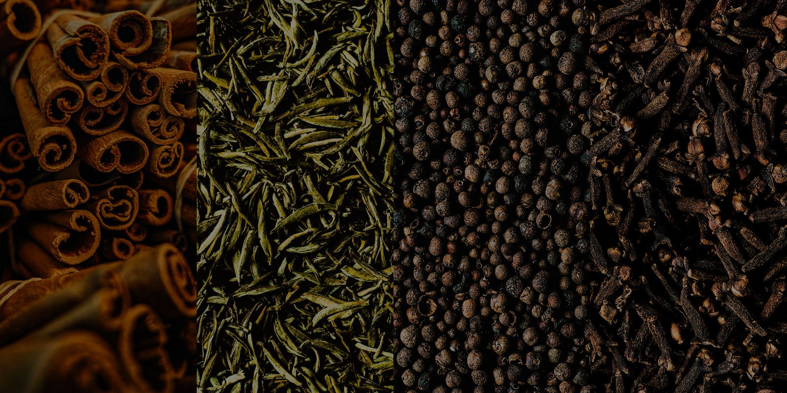 Tea leaves and traditional spices