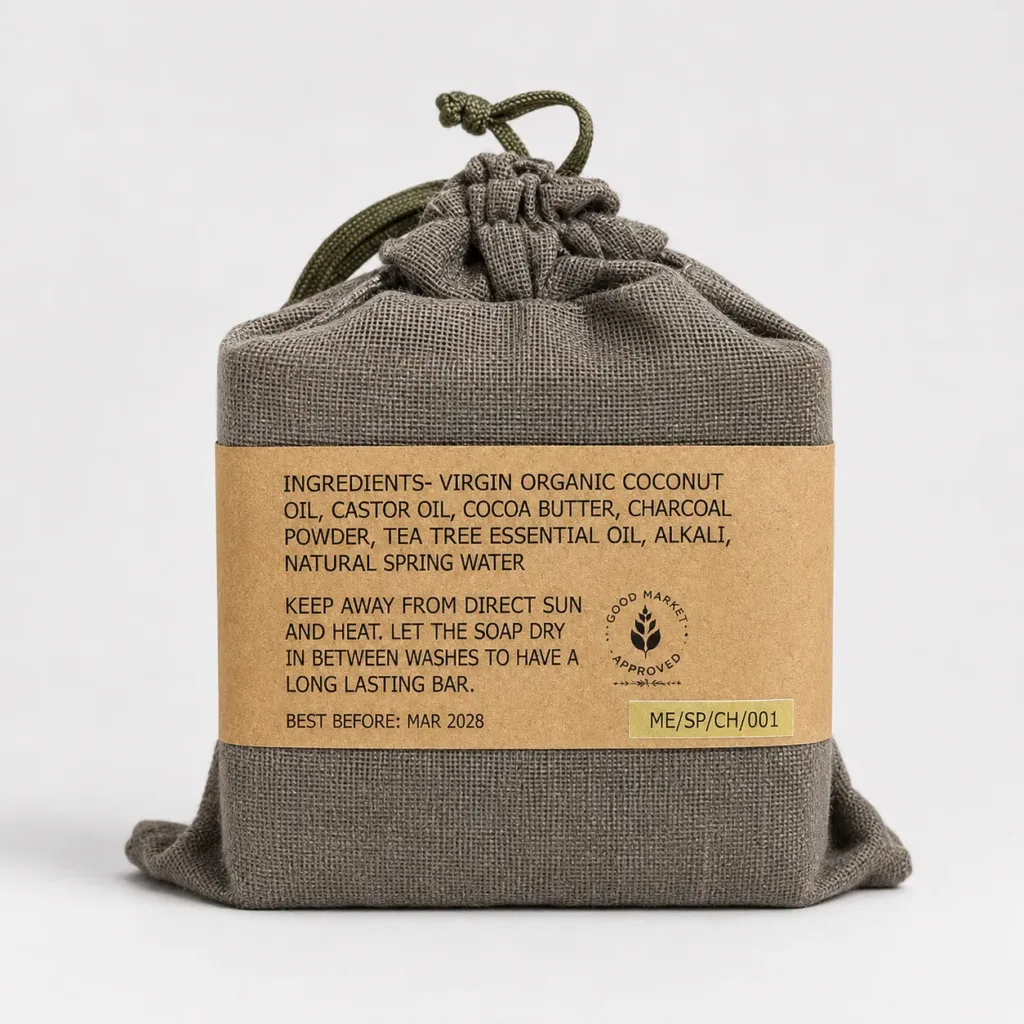 Lakarcade Charcoal Premium Herbal Handmade Soap