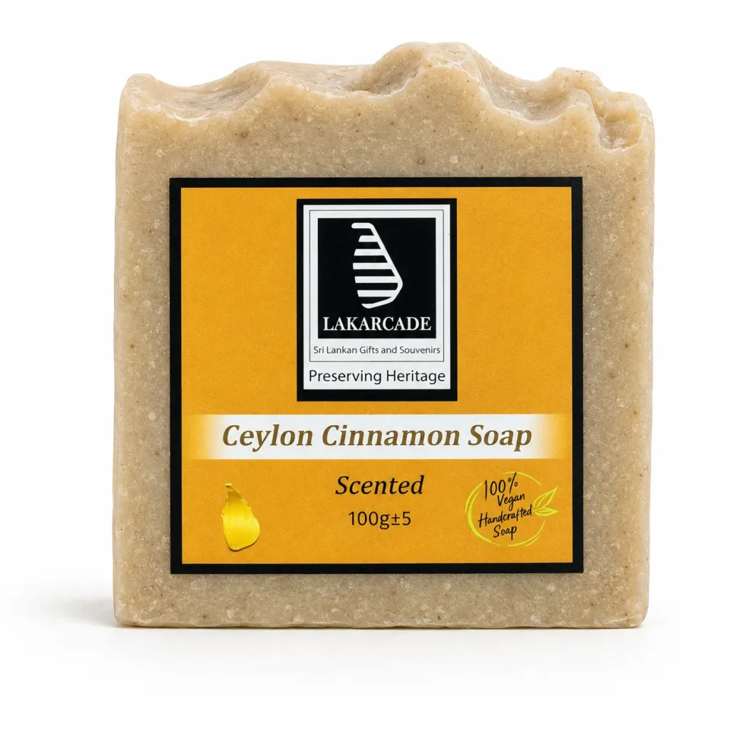 Lakarcade Ceylon Cinnamon Premium Herbal Handmade Soap