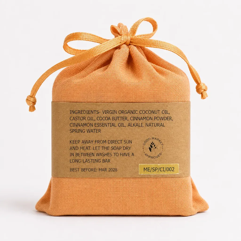 Lakarcade Cinnamon Premium Herbal Handmade Soap