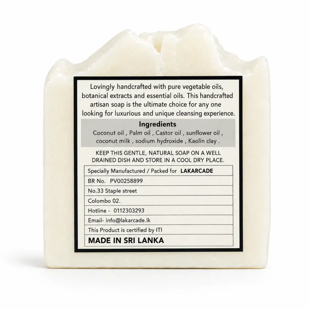 Lakarcade Coconut Milk Premium Herbal Handmade Soap