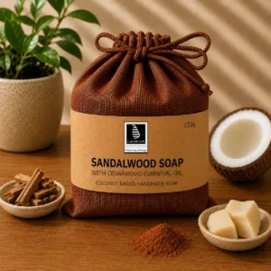 Lakarcade Sandalwood Premium Herbal Handmade Soap