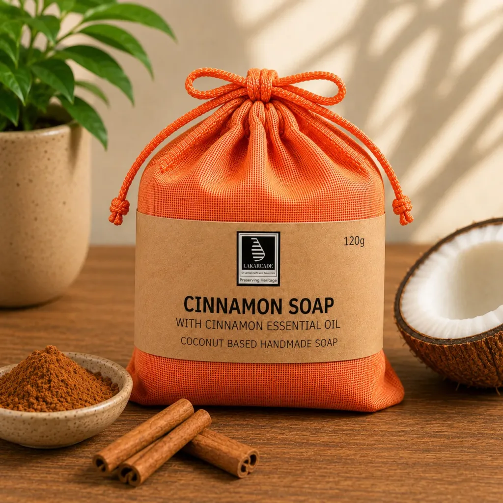 Lakarcade Cinnamon Premium Herbal Handmade Soap