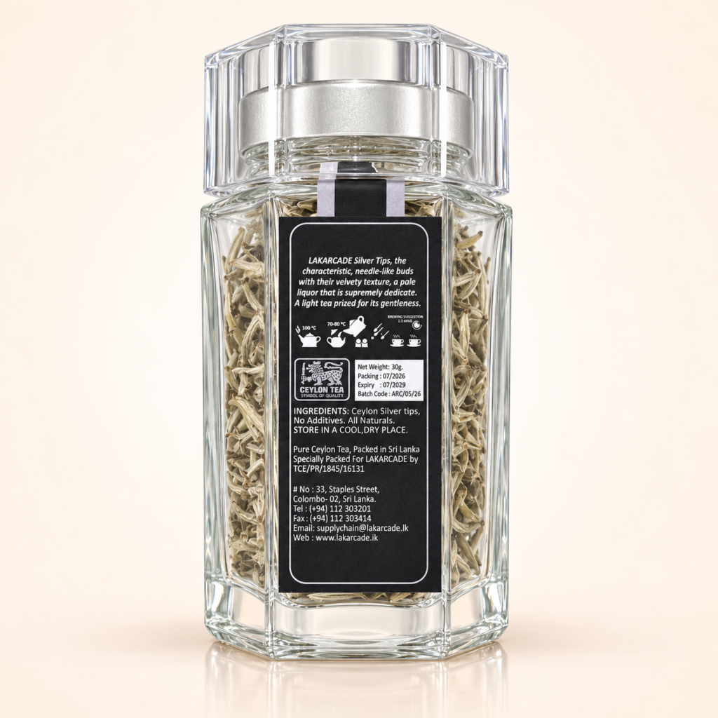 Lakarcade Ceylon Silver Tips Luxury Leaf Tea 30g