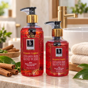 Lakarcade Organic Ceylon Cinnamon Bliss Hand Wash with Natural Cinnamon Essential Oil – 200ml / 300ml