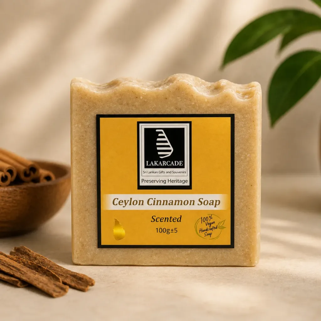 Lakarcade Ceylon Cinnamon Premium Herbal Handmade Soap
