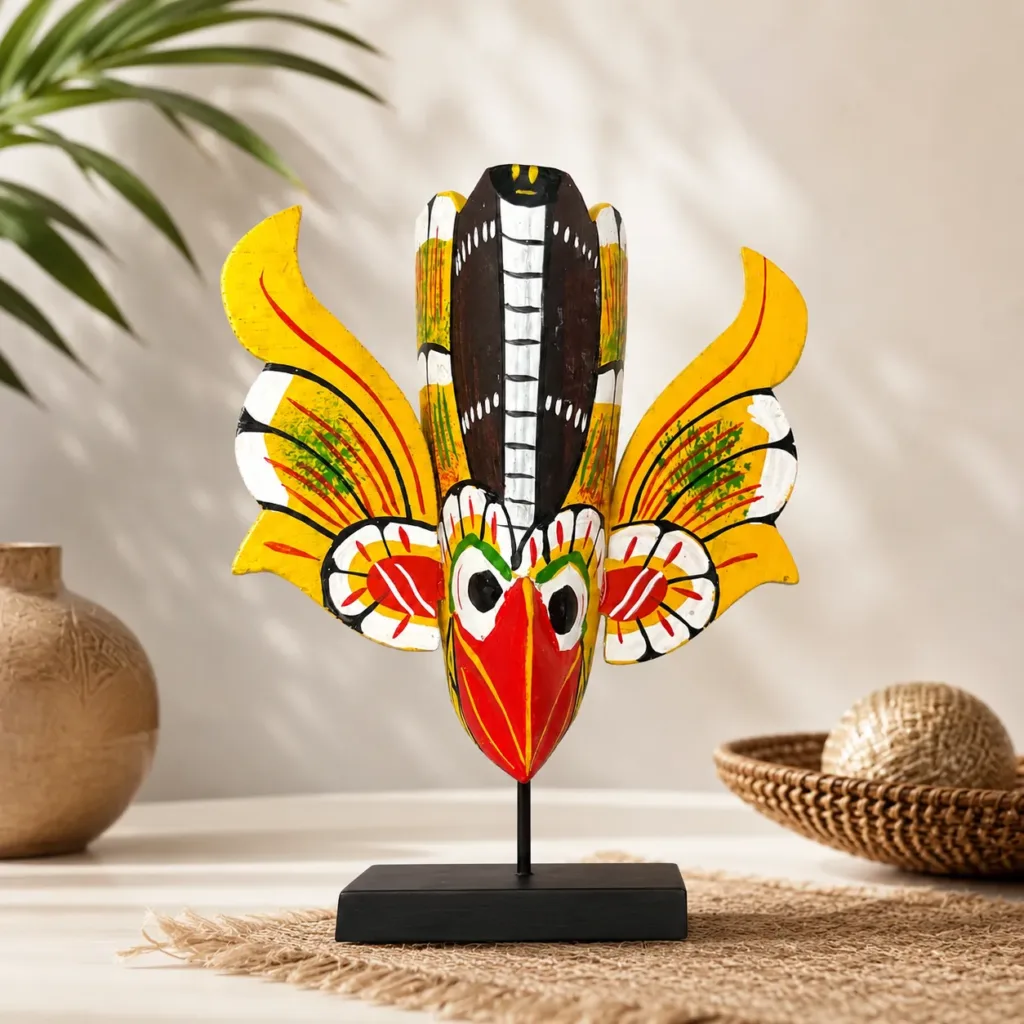 Sri Lankan Traditional Handmade Wooden Mask